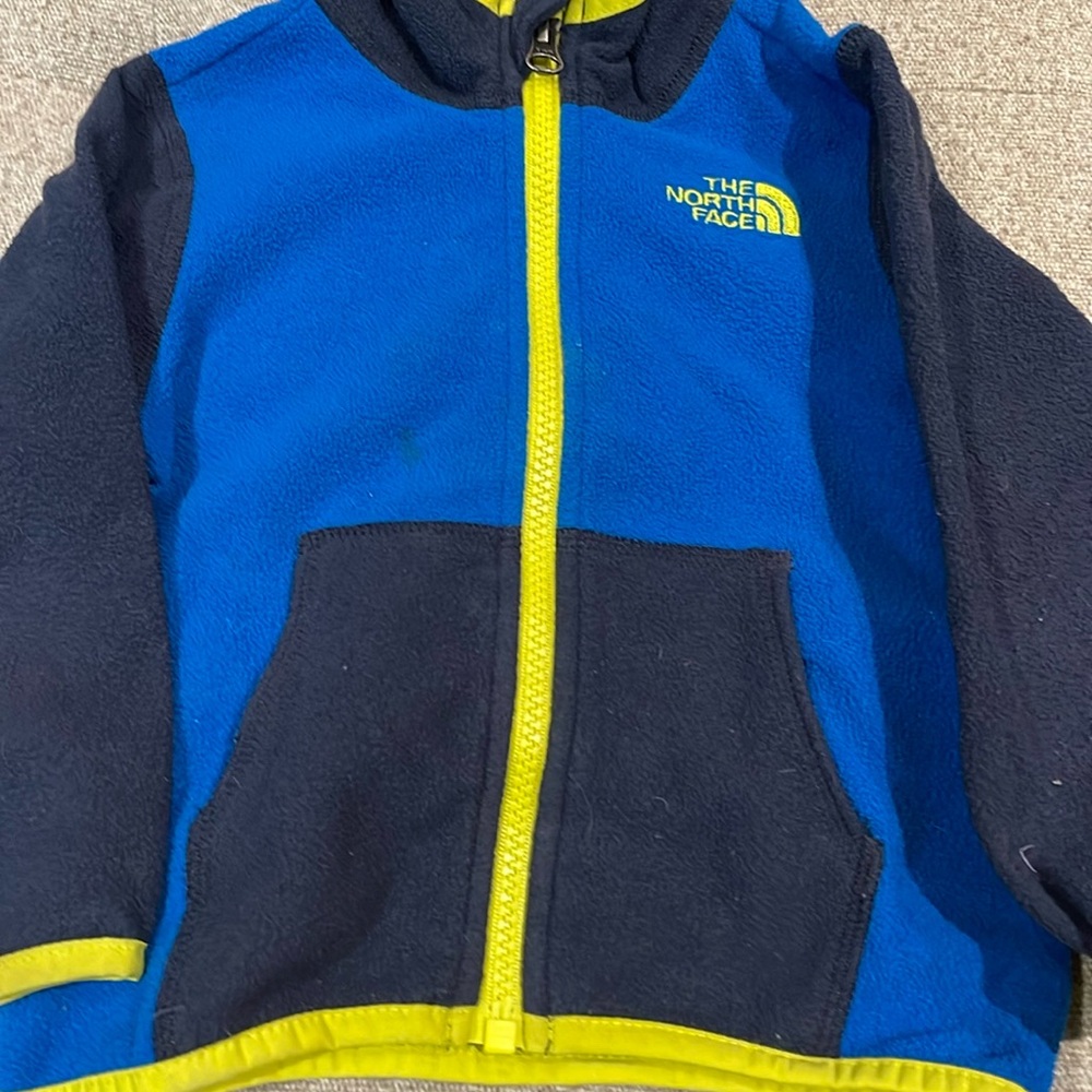 The North Face Blue and Black Jacket